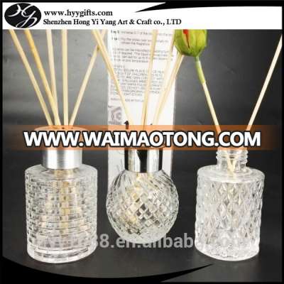 factory supply high white material glass reed diffuser bottles